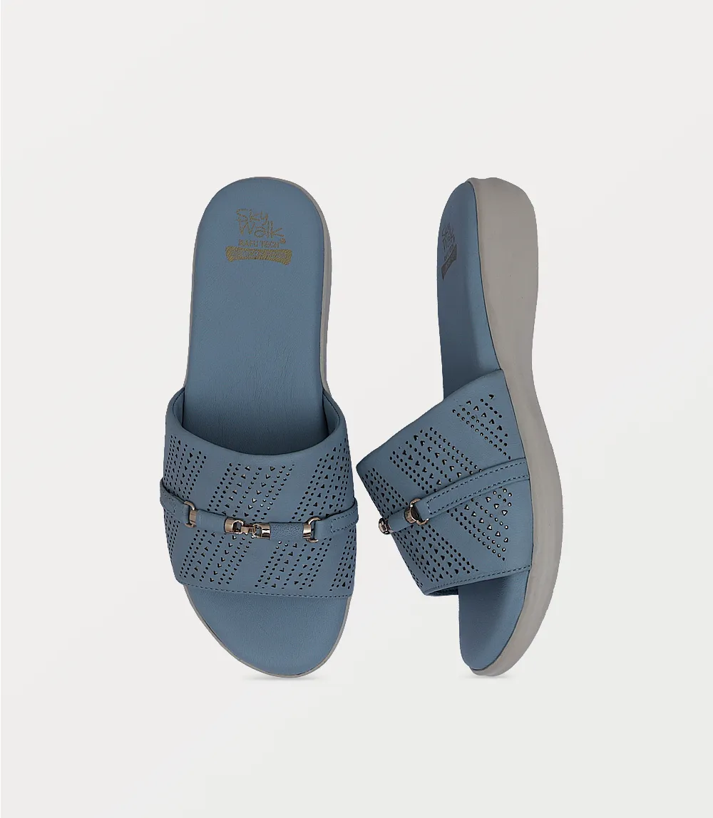 BW10285-SKY BLUE-Women Slipper