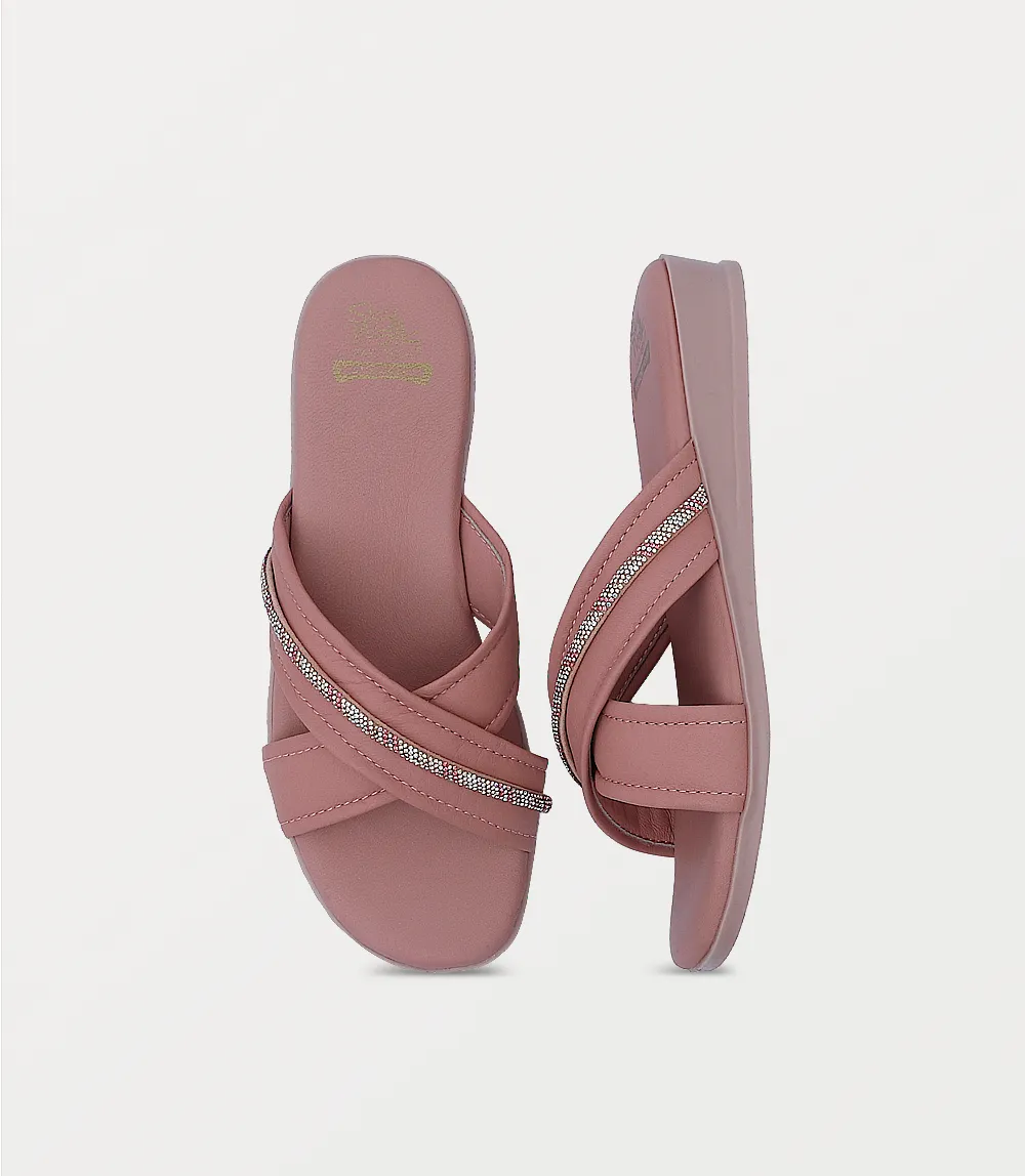 BW10319-TEA PINK-Women Slipper