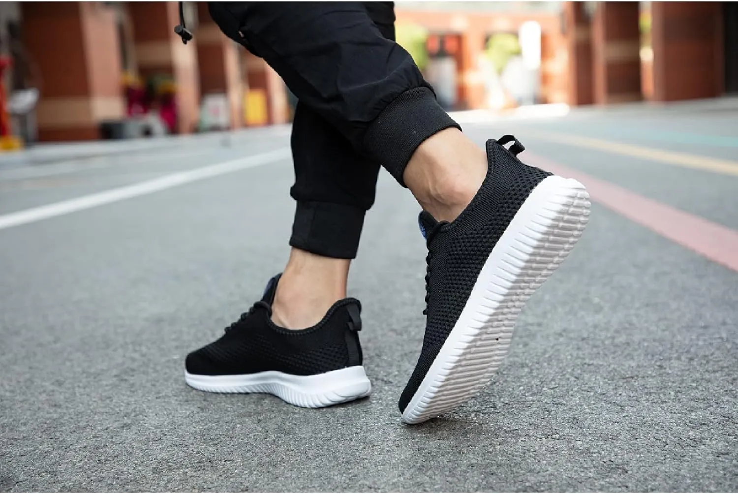 BXYJDJ Men's Running Shoes Walking Trainers Sneaker Athletic Gym Fitness Sport Shoes Lightweight Casual Working Jogging Outdoor Shoe