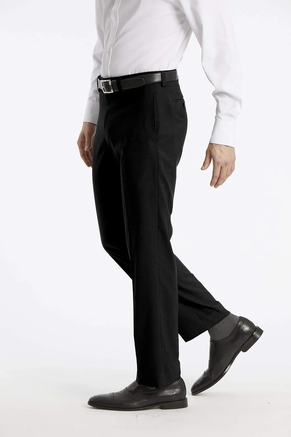 Calvin Klein Men's Modern Fit Dress Pants | Suit Pants for Men | Performance Stretch Fabric, Flat Front, Ready-to-Wear