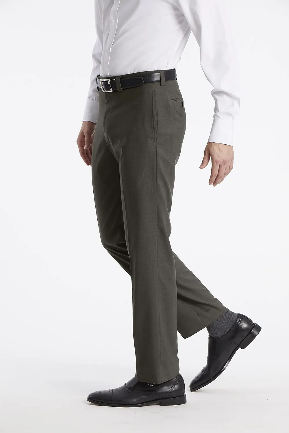 Calvin Klein Men's Modern Fit Dress Pants | Suit Pants for Men | Performance Stretch Fabric, Flat Front, Ready-to-Wear