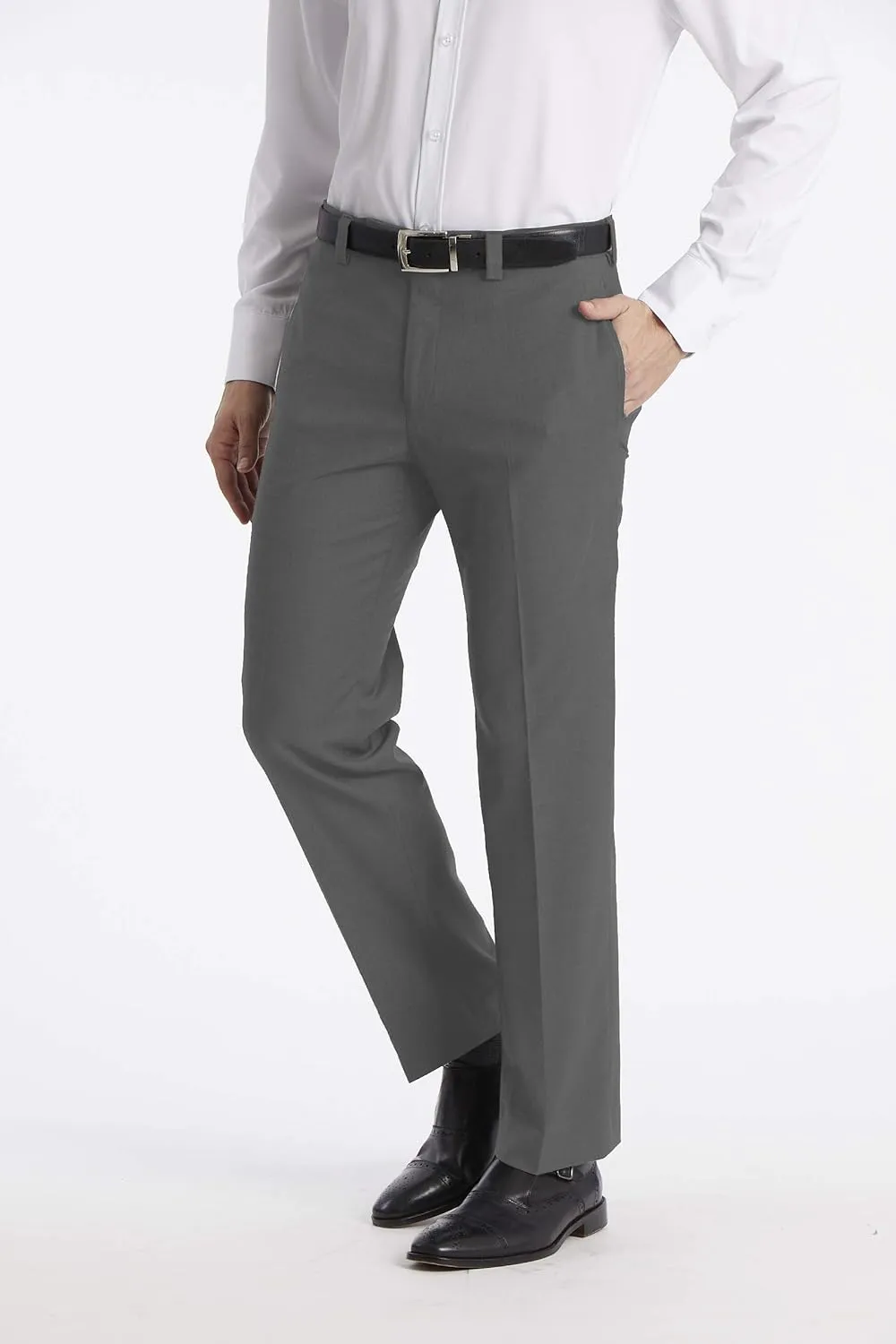 Calvin Klein Men's Modern Fit Dress Pants | Suit Pants for Men | Performance Stretch Fabric, Flat Front, Ready-to-Wear