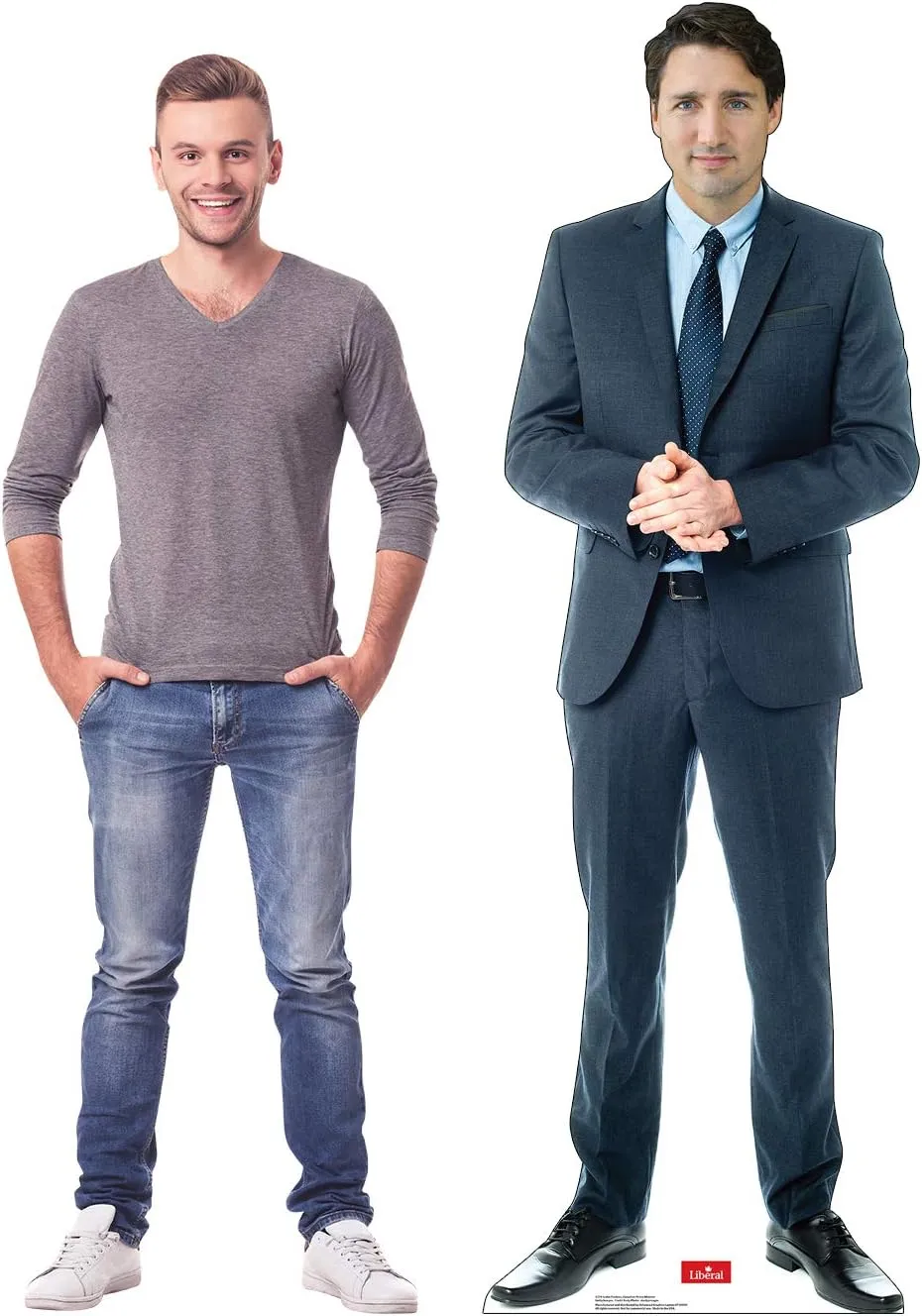 Cardboard People Canadian Prime Minister Justin Trudeau Life Size Cardboard Cutout Standup