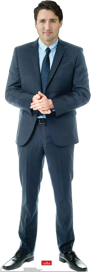 Cardboard People Canadian Prime Minister Justin Trudeau Life Size Cardboard Cutout Standup