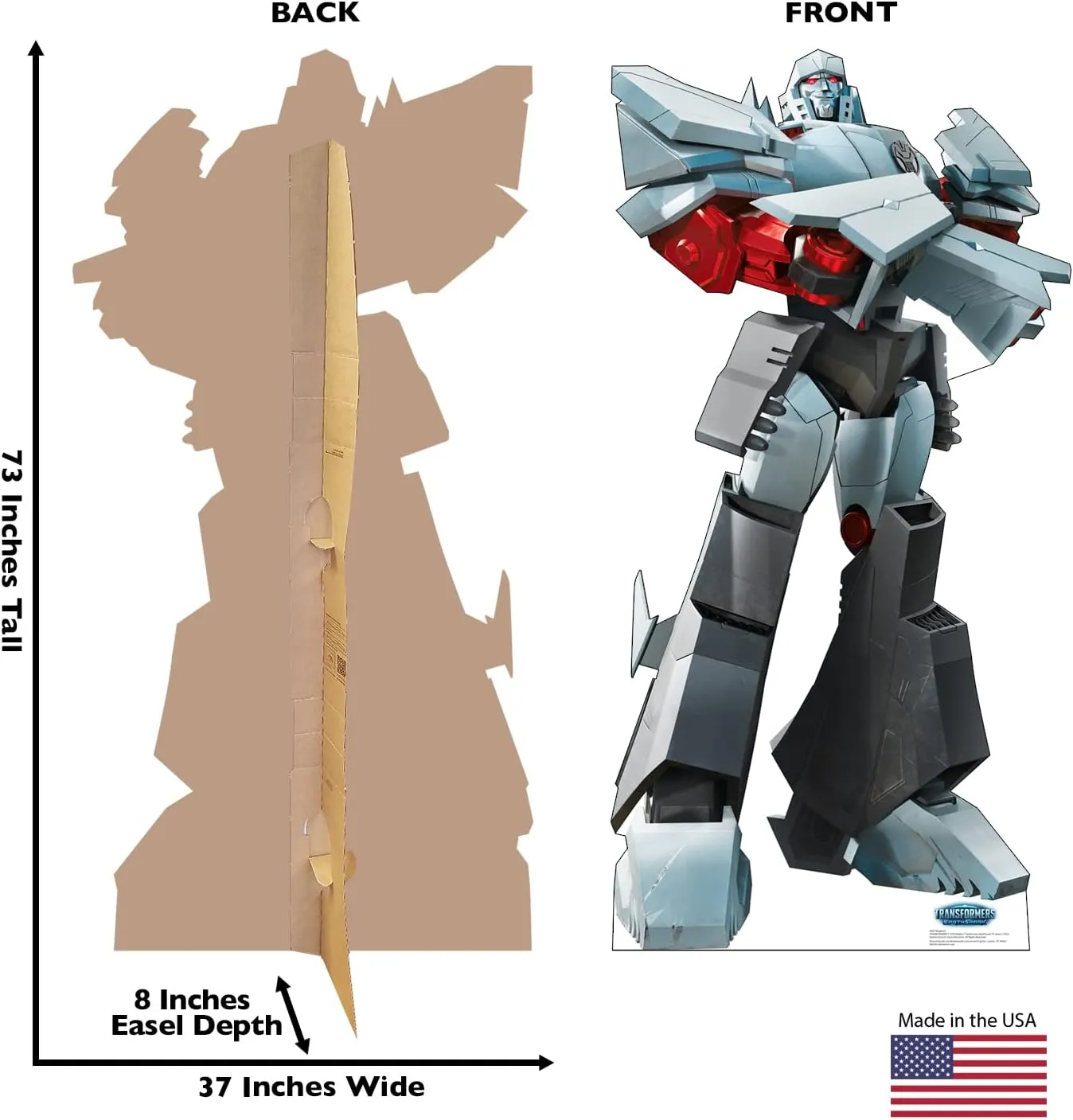 Cardboard People Megatron Cardboard Cutout Standup - Transformers: EarthSpark (TV Series)