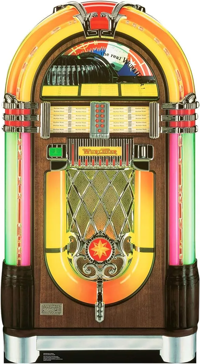 Cardboard People Wurlitzer Jukebox Life Size Cardboard Cutout Standup