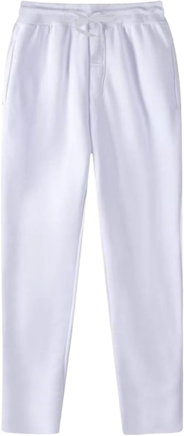 Cargo Work Pant Men Casual Pull On Pants Gym Sports Yoga Sweatpants Multiple Pockets Relaxed Fit Joggers