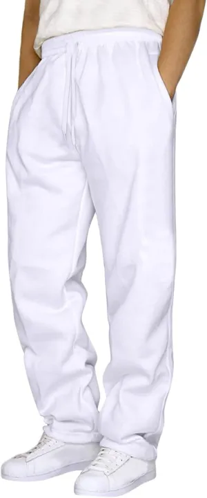 Cargo Work Pant Men Casual Pull On Pants Gym Sports Yoga Sweatpants Multiple Pockets Relaxed Fit Joggers