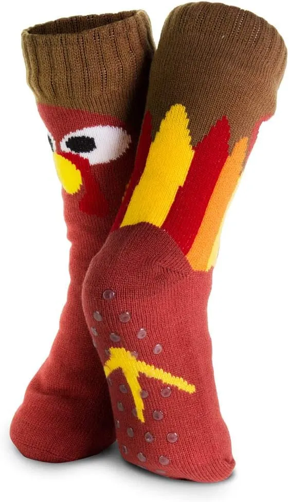 ChalkTalkSPORTS Slipper Sock | Holiday & Costume Socks | Sherpa Fleece Lined | One Size Fits Most