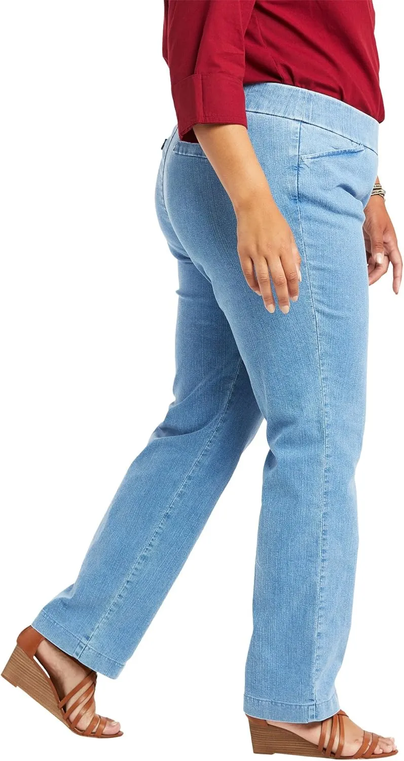 Chic Classic Collection Women's Easy Fit Elastic Waist Jean