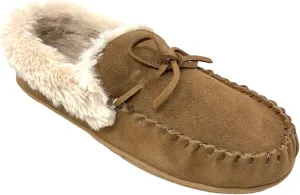 Clarks Women's Faux Fur Lined Moccasin House Shoe Indoor & Outdoor Slipper