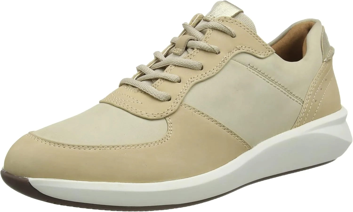 Clarks Women's Sneaker, Light Sand Comb, 8