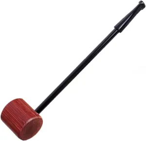 Classic Red Wood Tobacco Pipe for Men – Long Stem Vintage Smoking Pipe with Flat Base | Smooth Finish, Easy to Clean & Travel-Friendly – Ideal Gift for Tobacco Enthusiasts
