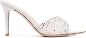 Clear Heels For Women, Clear Crystal Rhinestone Heels For Party Dress Pumps Shoes, Open Toe Heeled Sandals.