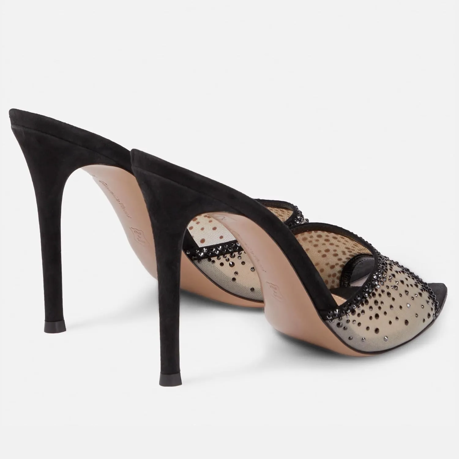 Clear Heels For Women, Clear Crystal Rhinestone Heels For Party Dress Pumps Shoes, Open Toe Heeled Sandals.