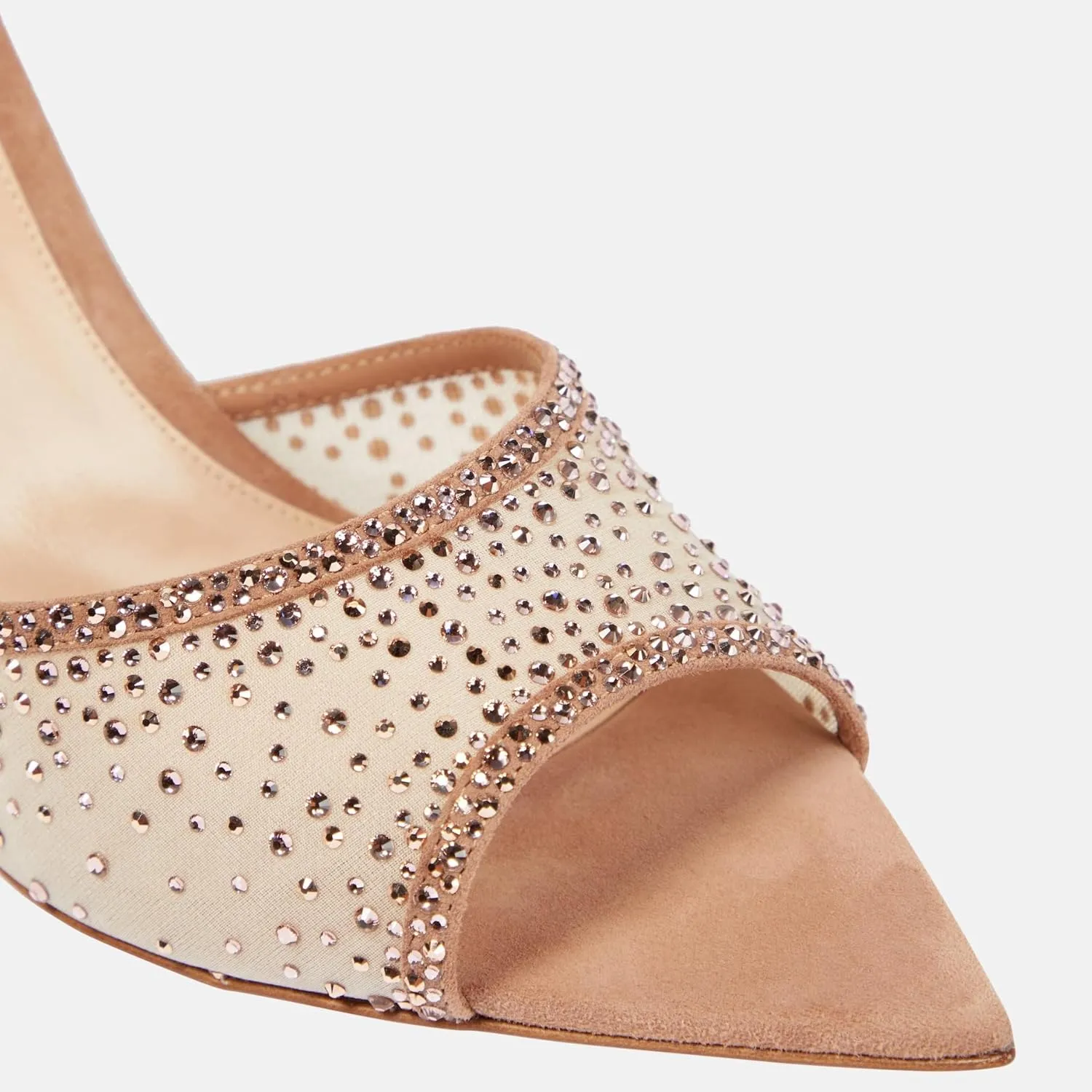 Clear Heels For Women, Clear Crystal Rhinestone Heels For Party Dress Pumps Shoes, Open Toe Heeled Sandals.