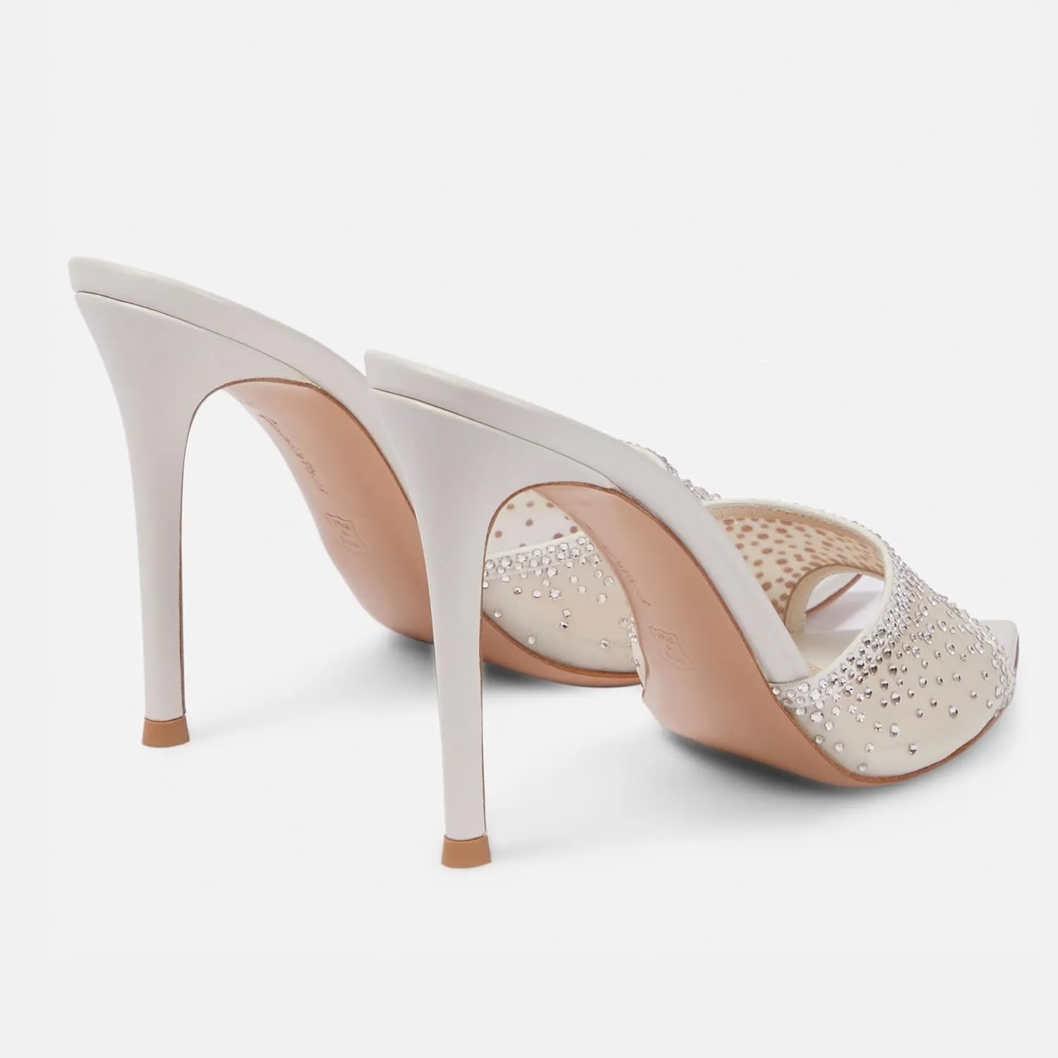 Clear Heels For Women, Clear Crystal Rhinestone Heels For Party Dress Pumps Shoes, Open Toe Heeled Sandals.