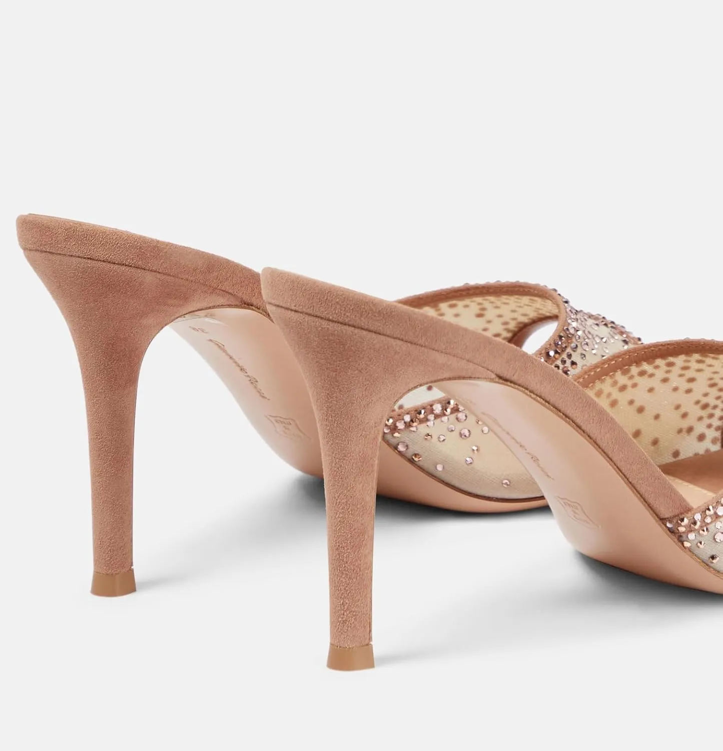 Clear Heels For Women, Clear Crystal Rhinestone Heels For Party Dress Pumps Shoes, Open Toe Heeled Sandals.