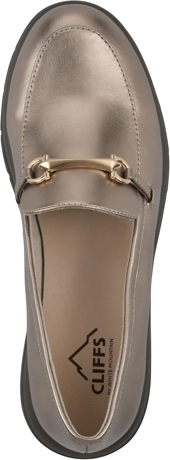 CLIFFS BY WHITE MOUNTAIN Women's Flow Cushioned Lug Sole Loafer Flat