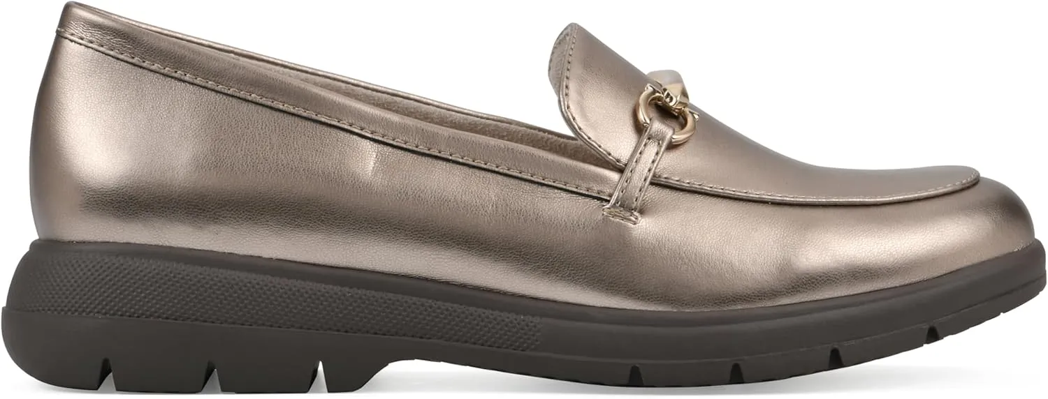 CLIFFS BY WHITE MOUNTAIN Women's Flow Cushioned Lug Sole Loafer Flat