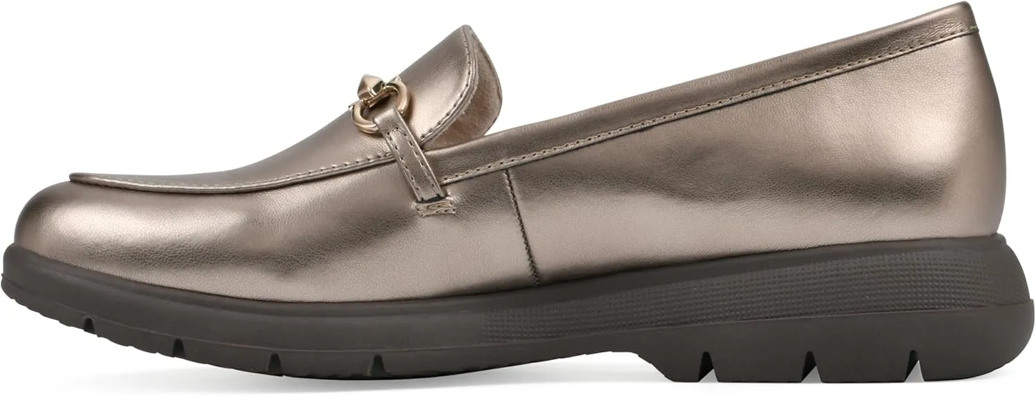 CLIFFS BY WHITE MOUNTAIN Women's Flow Cushioned Lug Sole Loafer Flat