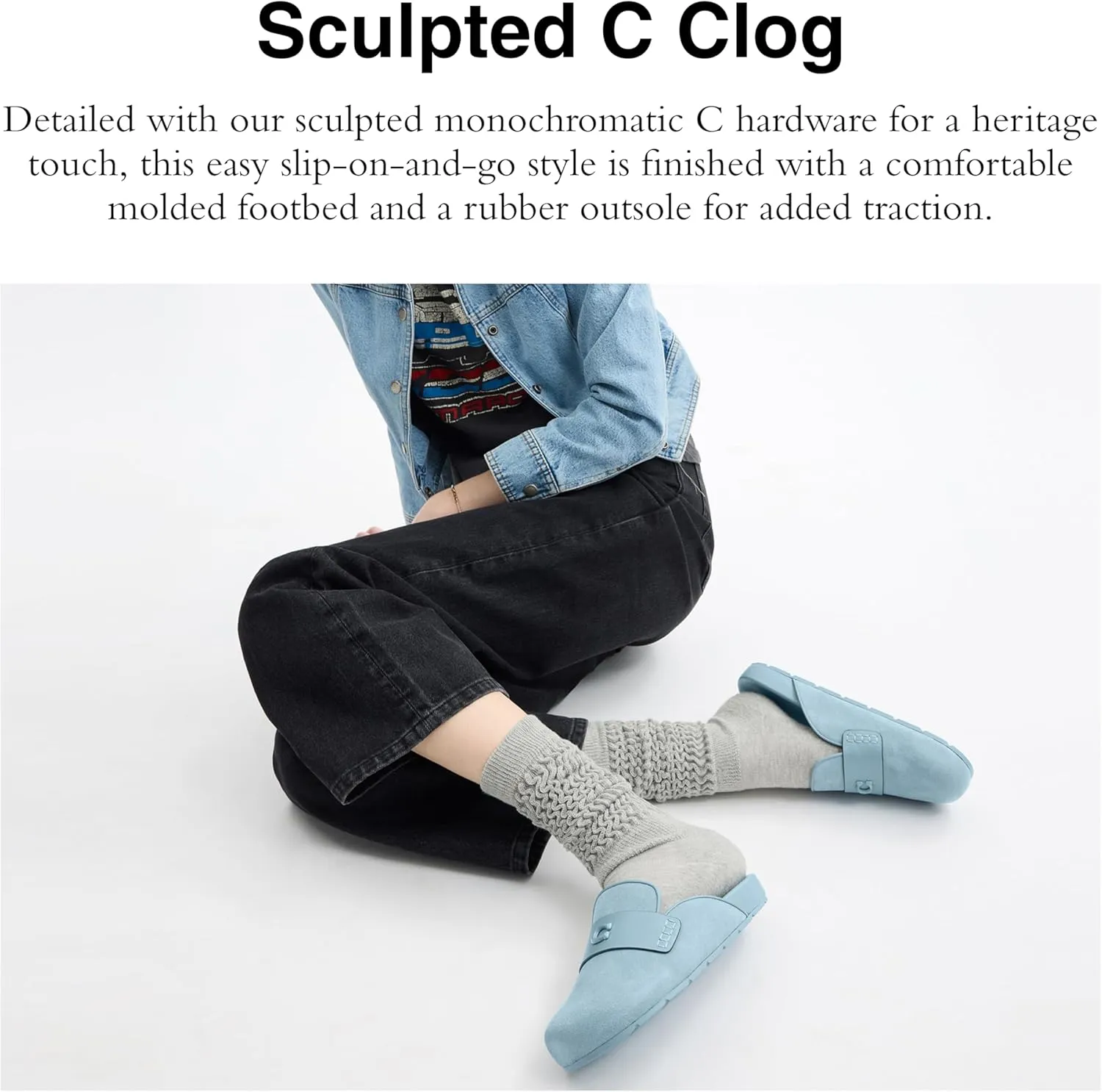 Coach Women's Sculpted C Clog Slipper