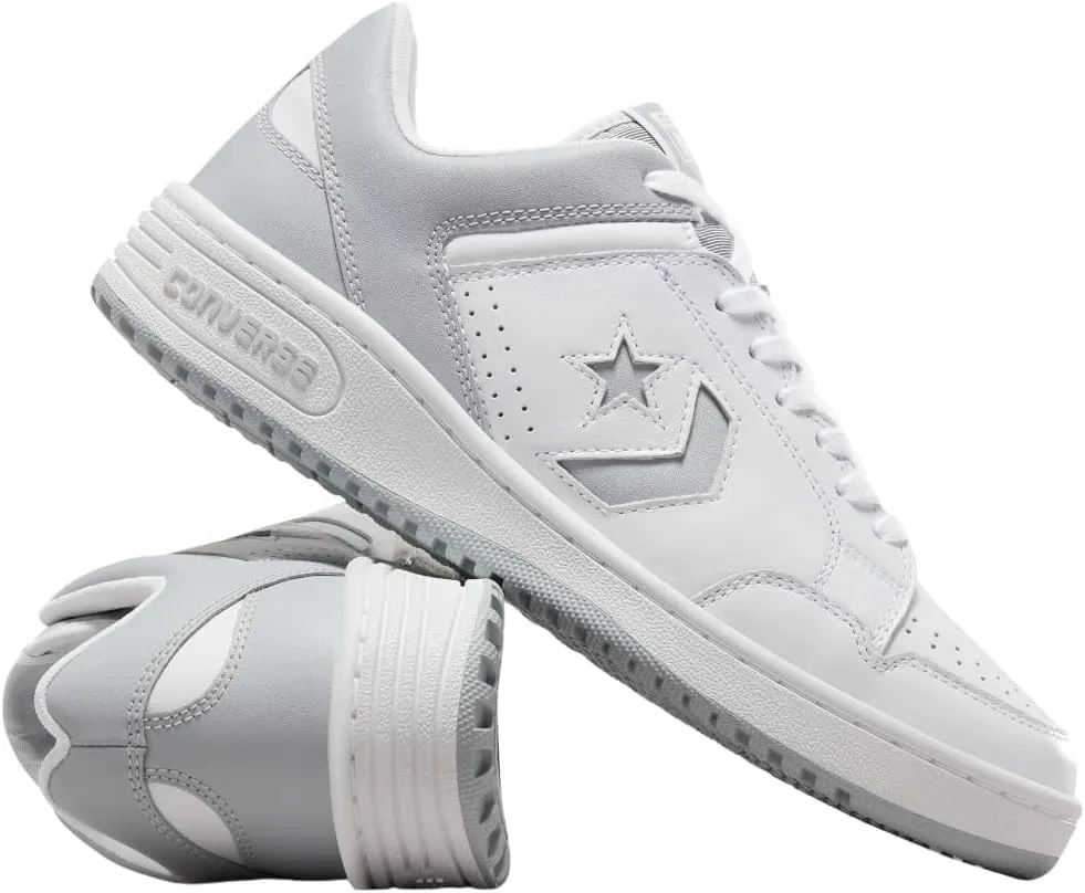 Converse Weapon Classic Shoes OX (White/Wolf Grey/White, US Footwear Size System, Adult, Men, Numeric, Medium, 12)