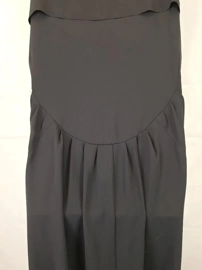 COS Sleek Structured Hi-Low Midi Dress Size 14