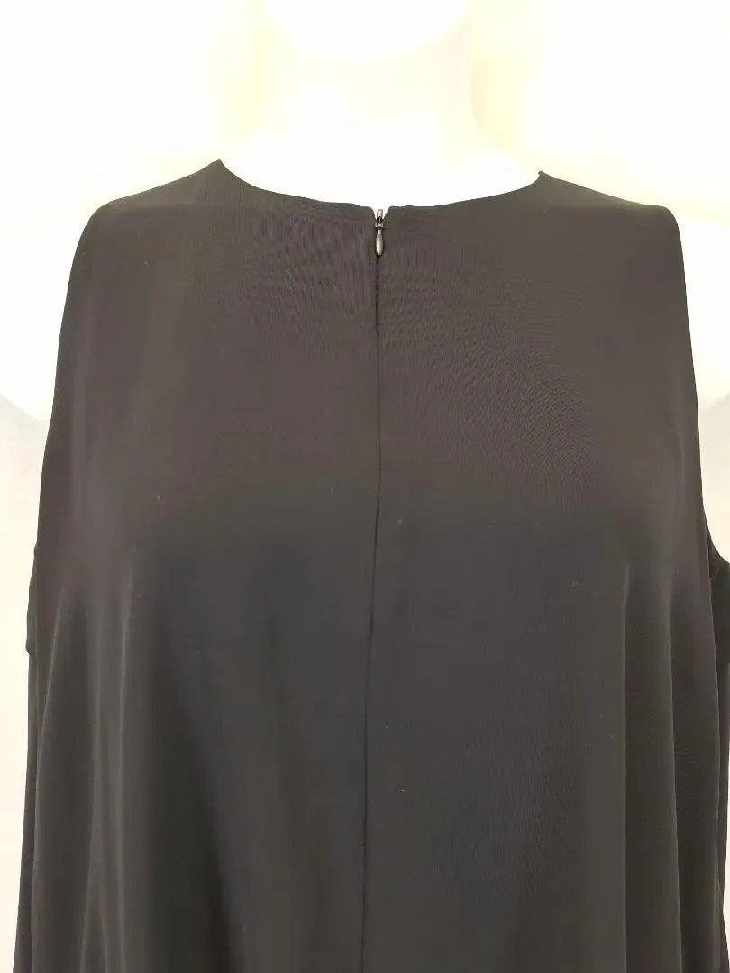 COS Sleek Structured Hi-Low Midi Dress Size 14