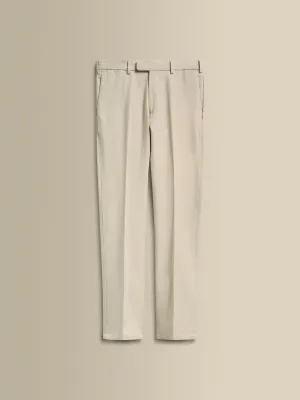 Cotton Easy Fit Flat Front Chinos