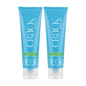 Crack HAIR FIX Styling Creme - Multi-Tasking, Anti-Frizz, Leave-In Styling Aid With Protection