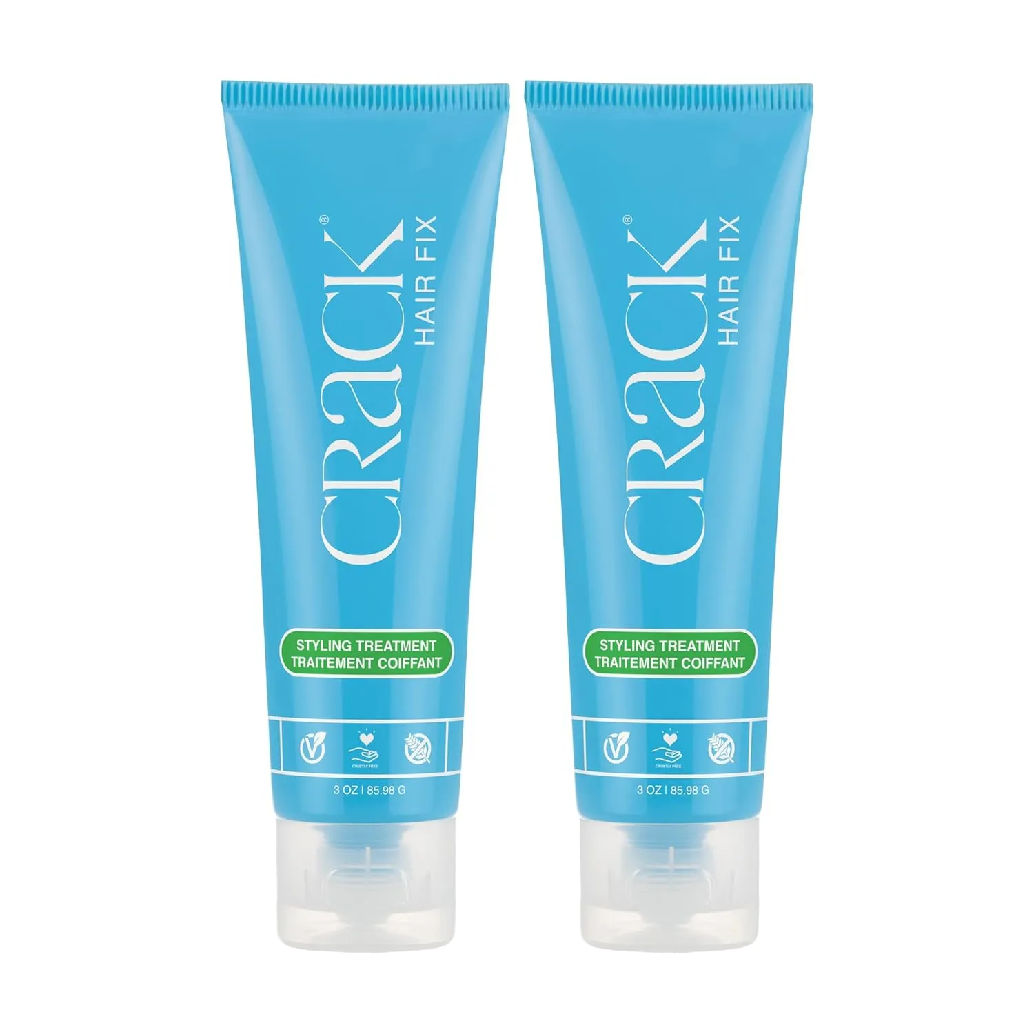 Crack HAIR FIX Styling Creme - Multi-Tasking, Anti-Frizz, Leave-In Styling Aid With Protection