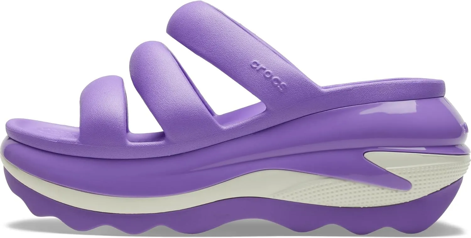 Crocs Unisex-Adult Mega Crush Triple Strap Sandal Platform