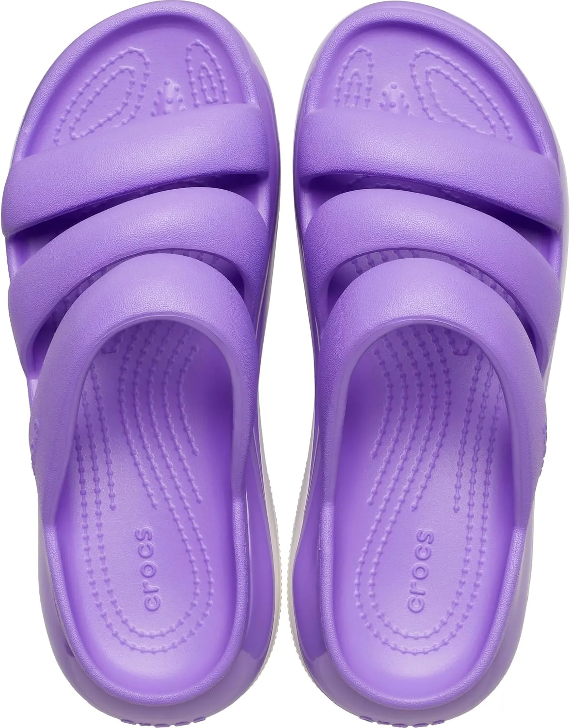 Crocs Unisex-Adult Mega Crush Triple Strap Sandal Platform
