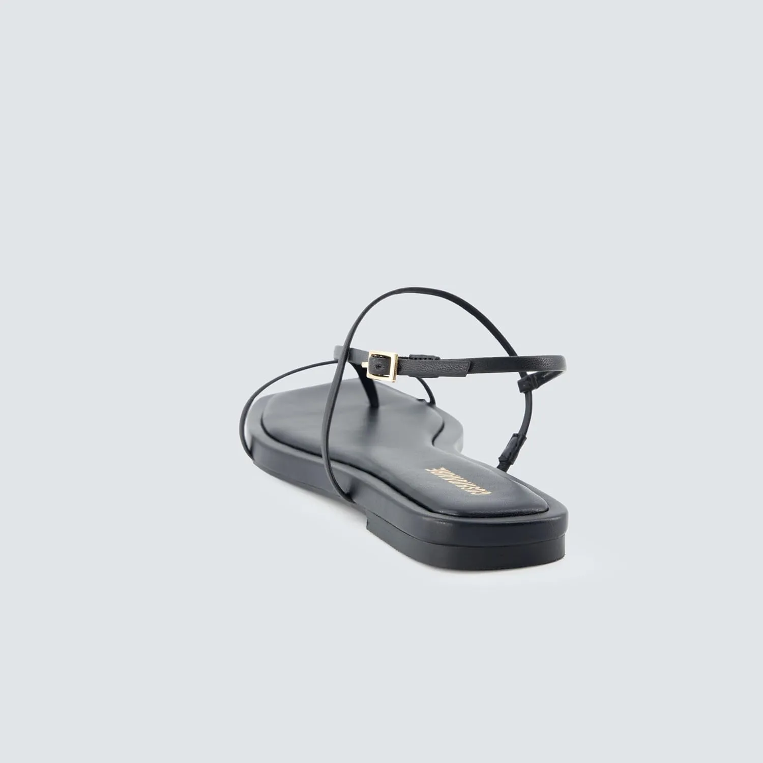 CUSHIONAIRE Women's Glory strappy flat sandal  Memory Foam and Wide Widths Available