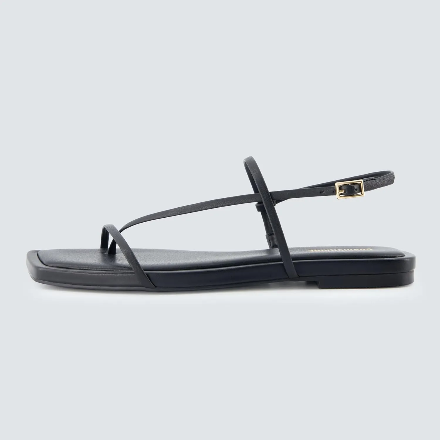CUSHIONAIRE Women's Glory strappy flat sandal  Memory Foam and Wide Widths Available