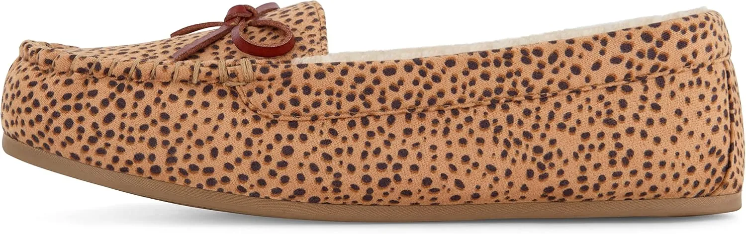 Cushionaire Women's Sabina Moccasin Slipper  Memory Foam