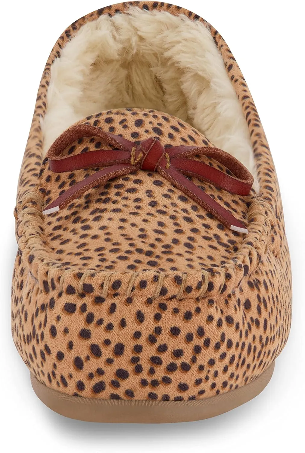Cushionaire Women's Sabina Moccasin Slipper  Memory Foam