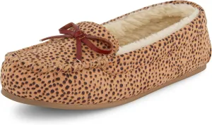 Cushionaire Women's Sabina Moccasin Slipper  Memory Foam