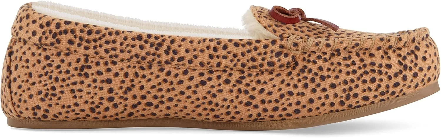 Cushionaire Women's Sabina Moccasin Slipper  Memory Foam
