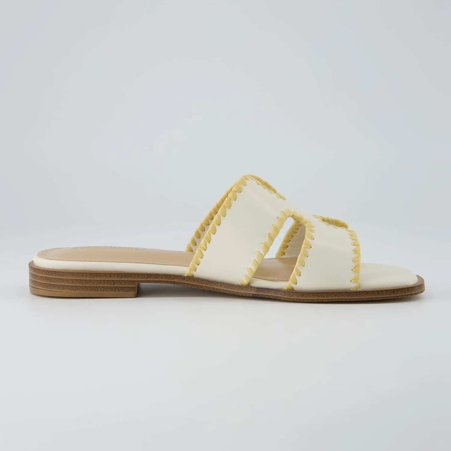 CUSHIONAIRE Women's Voyage slide sandal  Memory Foam, Wide Widths Available