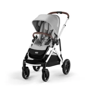 Cybex Gazelle S Stroller, Modular Double Stroller for Infant and Toddler, Includes Detachable Shopping Basket, Over 20  Configurations, Folds Flat for Easy Storage, Lava Grey