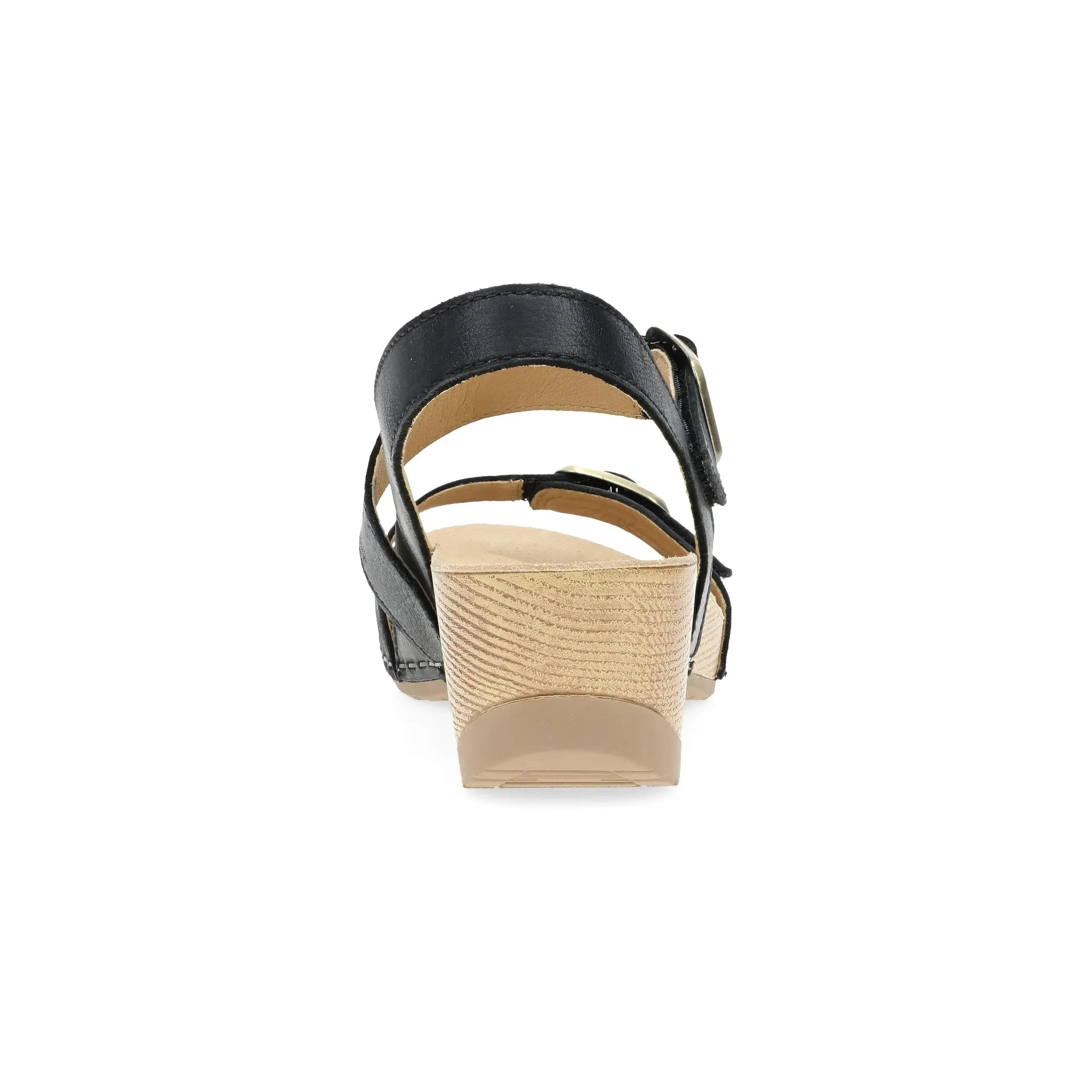 Dansko Women's Trinity Nubuck Sandal - Black Burnished