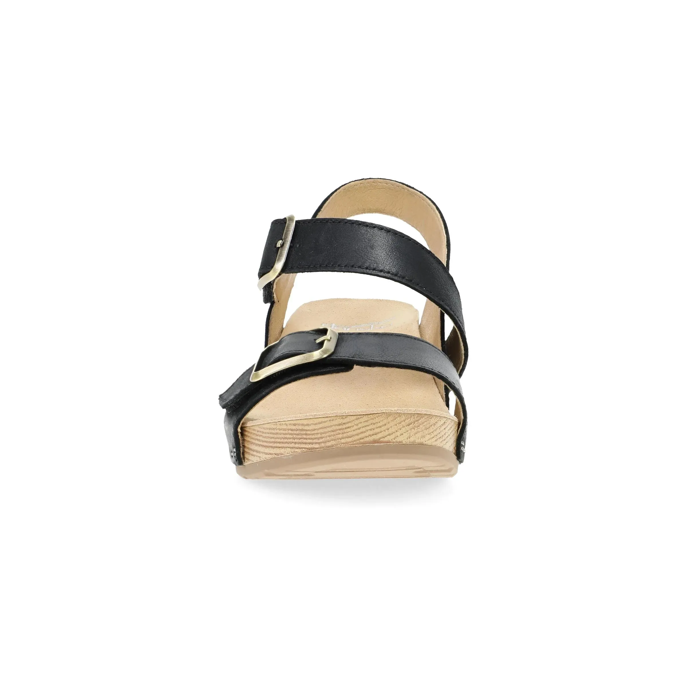 Dansko Women's Trinity Nubuck Sandal - Black Burnished