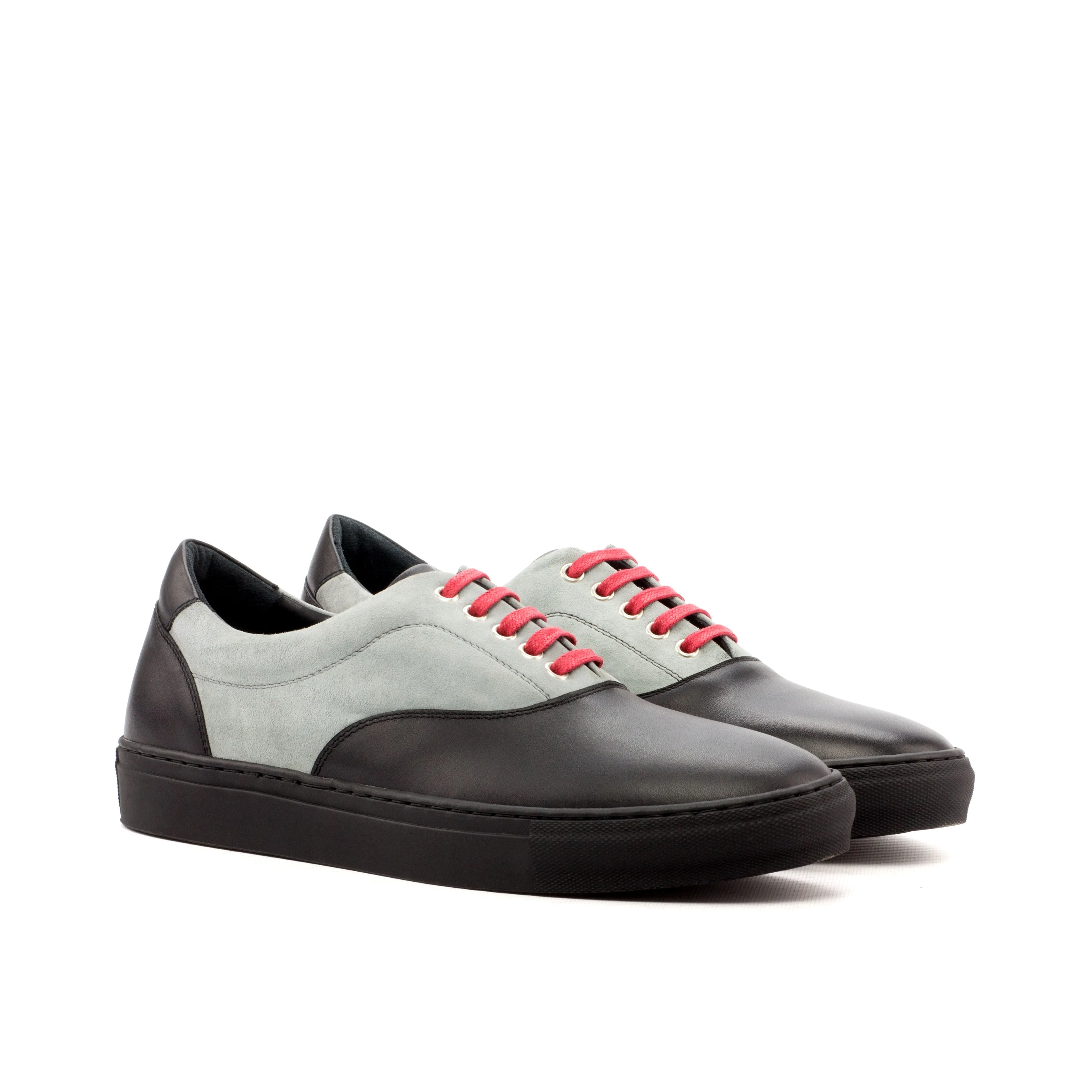DapperFam Riccardo in Light Grey Men's Italian Suede Top Sider