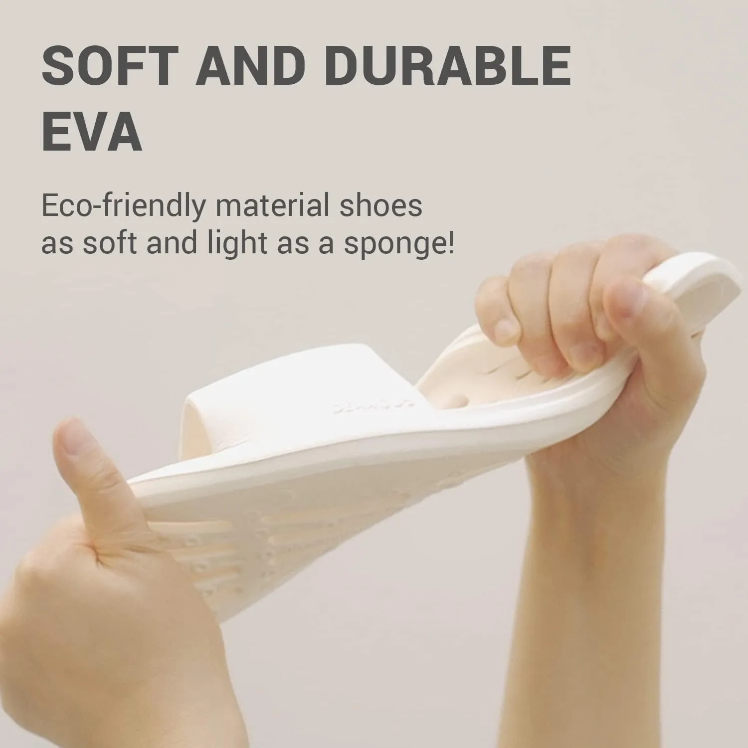 DEARCUS Shower Slipper with Wider and Longer Drainage Holes - Durable Lightweight Slim Sole - Quick Drying Pool Slides Slippers with Optimal Height and Soft - Balena