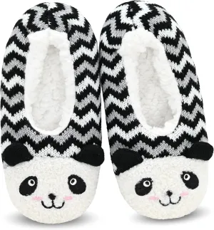 DICUIRD Womens Cute Animal Soft Sole Slipper Socks with Grippers-Fuzzy House Slippers