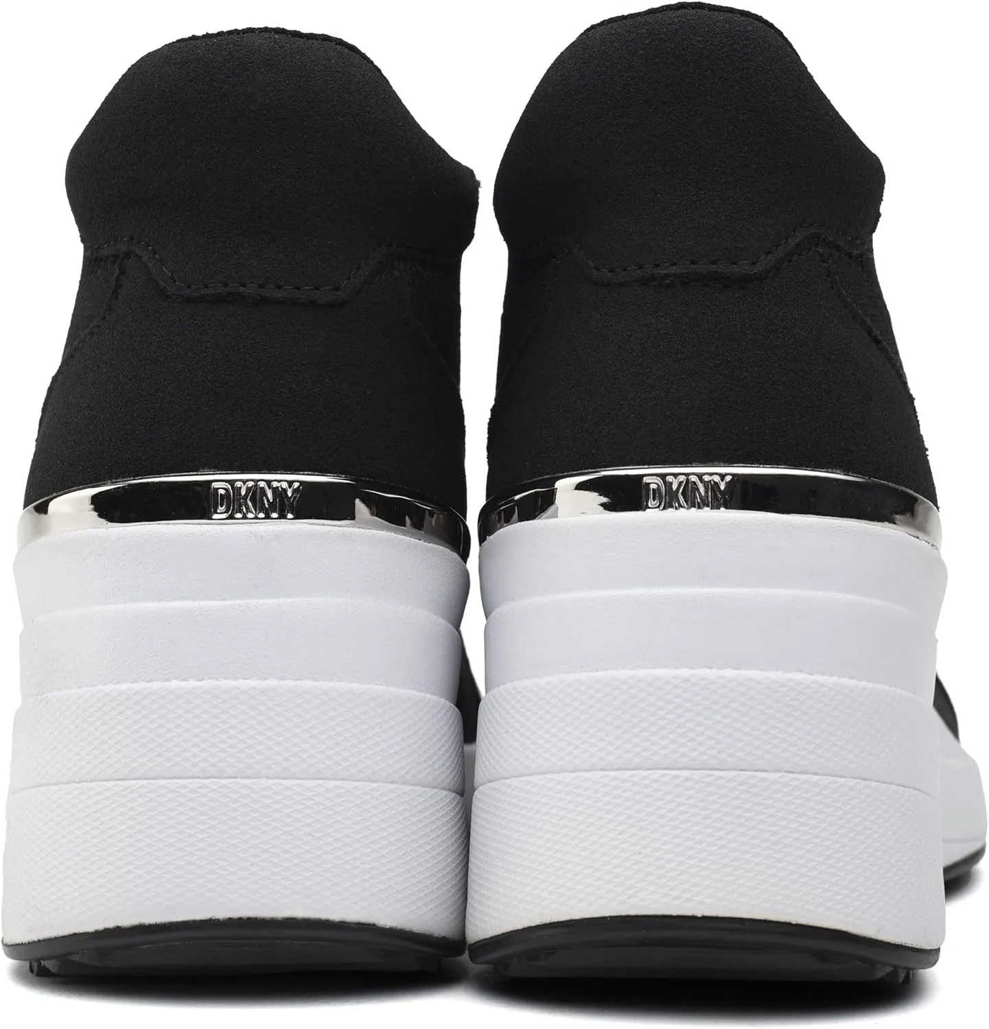 DKNY Women's Kasia Lace Up Wedge Sneaker