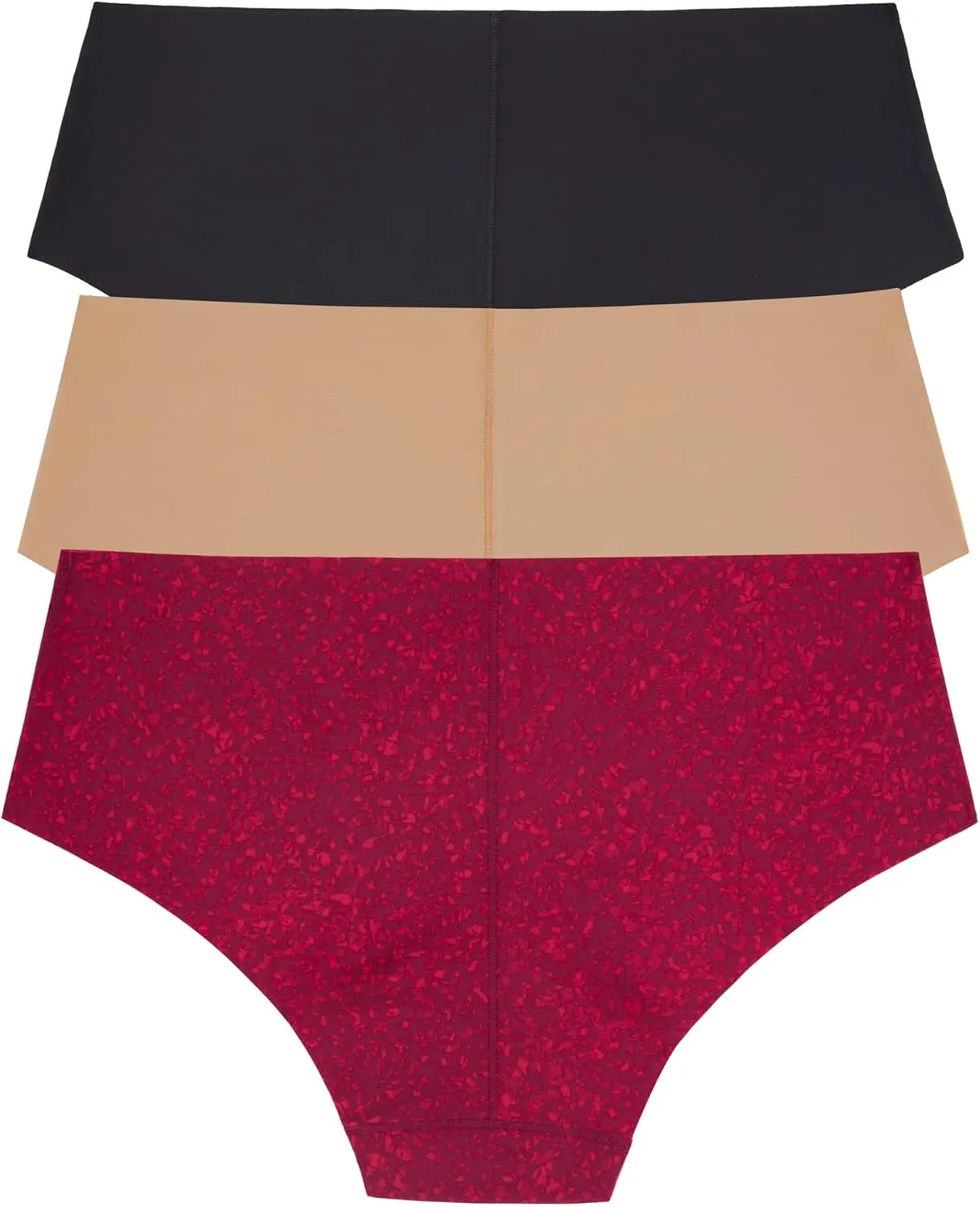 DKNY Women's Litewear Cut Anywhere Hipster 3 Pack