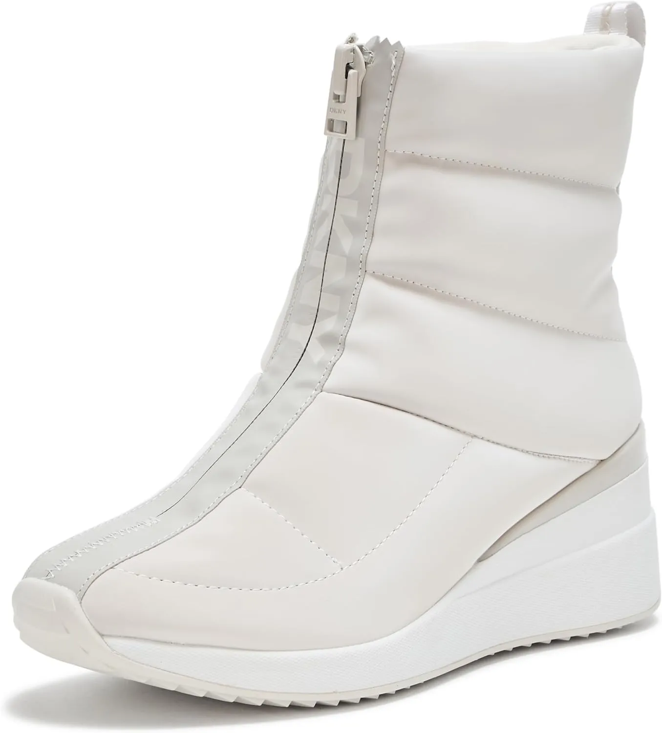DKNY Women's Parla Zip Up Wedge Sneaker